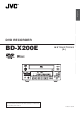 JVC BD-X200E Instructions Manual