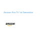 Amazon Fire TV 1st Generation User Manual