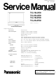 Panasonic TC-19LX50 Service Manual