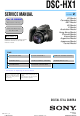 Sony DSC-HX1 Service Manual