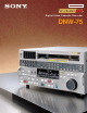Sony DNW-75 Manual