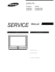 Samsung LW32A23W Service Manual
