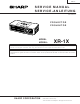 Sharp XR-1X Service Manual