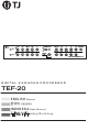 TJ TEF-20 Manual