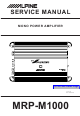 ALPINE MRP-M1000 OWNER'S MANUAL Pdf Download | ManualsLib