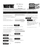 Wayne ESP15 Operating Instructions And Parts Manual