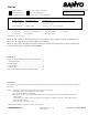 Sanyo DSR-M814 Service Manual