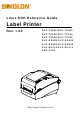 BIXOLON SLP-DL413 Reference Manual