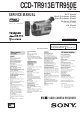 Sony CCD-TR913E Service Manual