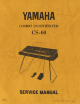 Yamaha CS-60 Service Manual