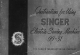 Singer 99-31 Instructions For Using Manual