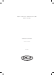DCS RF151 Installation Instructions & User Manual