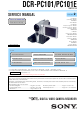 Sony DCR-PC101E Service Manual