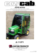CozyCab A-11271 Mounting Instructions