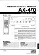Yamaha AX-470 Service Manual