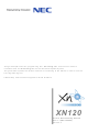 NEC XN120 Getting Started Manual