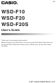 Casio WSD-F20 User Manual