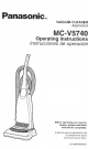 Panasonic MC-V5740 Operating Instructions Manual