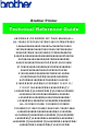 Brother HL-1050 Technical Reference Manual