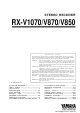 Yamaha RX-V1070 Service Manual
