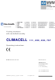 MMM Medcenter CLIMACELL 111 Operating Instructions Manual