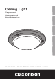 Clas Ohlson OCL-564-2W CLAS Instruction Manual