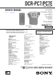 Sony DCR-PC7 Service Manual