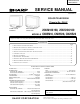 Sharp 25N-M100 Service Manual
