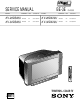 Sony KV-28DS20U Service Manual