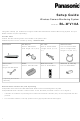 Panasonic BL-WV10A Setup Manual