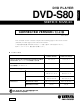Yamaha DVD-S80 Service Manual