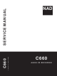 NAD C660 Service Manual