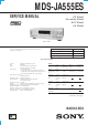 Sony MDS-JA555ES Service Manual
