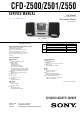 Sony CFD-Z500 Service Manual