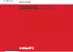 Hilti WSJ110-EB Operating Instructions Manual