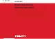 Hilti DD100 MEC Operating Instructions Manual