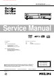 Philips DVP620VR/00 Service