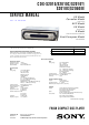 Sony CDX-S2010 Service Manual