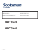Scotsman MDT5N25 User Manual