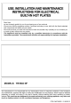 Eurotech TRV602 NF Use, Installation And Maintenance Instructions