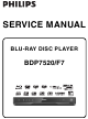 Philips BDP7520/F7 Service Manual