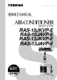 Toshiba RAS-10JKVP-E Service Manual