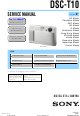 Sony Cybershot DSC-T10 Service Manual