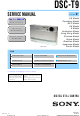 Sony Cybershot DSC-T9 Service Manual
