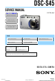 Sony Cybershot DSC-S45 Service Manual