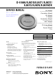 Sony D-E666 Service Manual