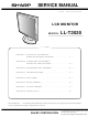 Sharp LL-T2020 Service Manual