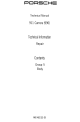 Porsche 911 Carrera Technical Lnformation Repair