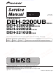Pioneer DEH-2200UB Service Manual