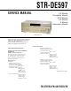 Sony STR-DE597 Service Manual